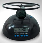 flying clock seated