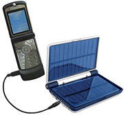 solar style with cellphone