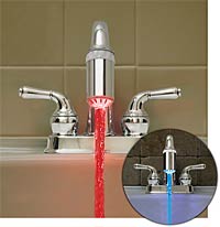 led faucet light