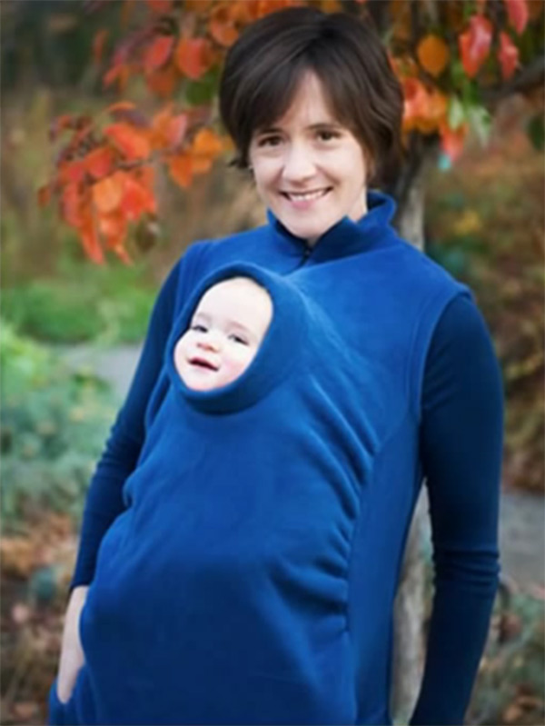 hoodie with baby pouch