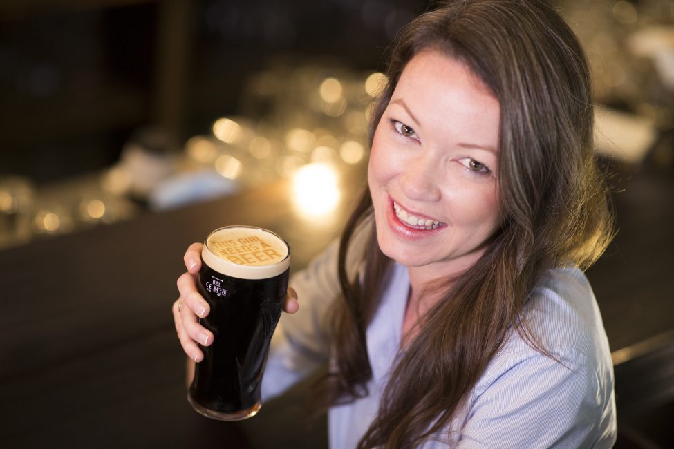 Beer Ripples, Shamrocks, St. Patrick’s Day, beer, Guinness