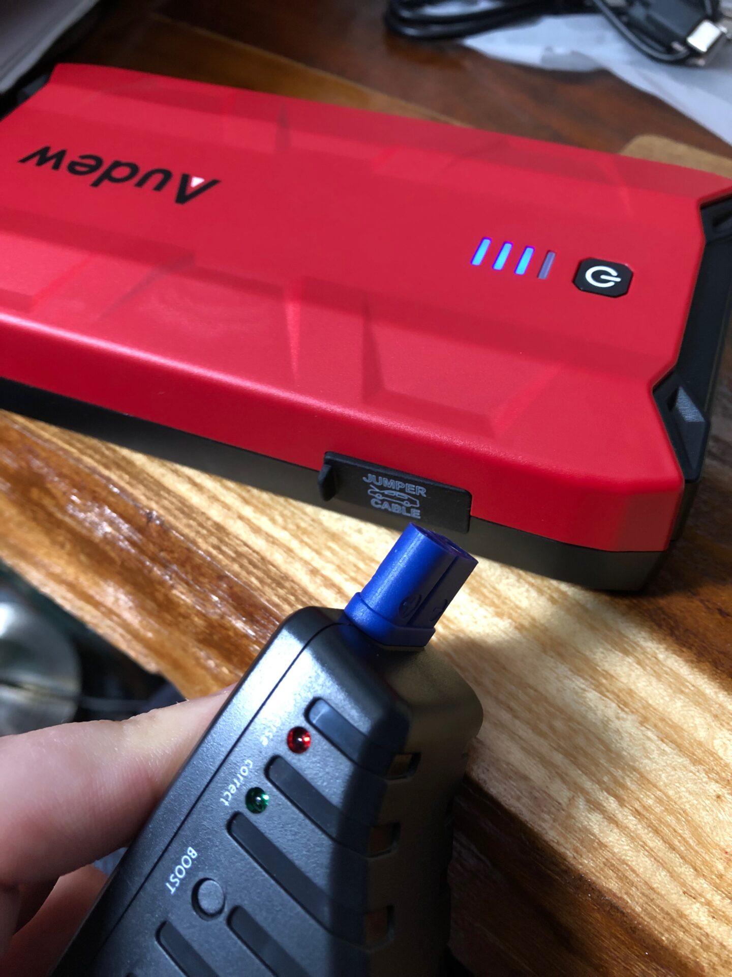 Black Friday SALE Audew 12V Car Jump Starter Power Bank Set