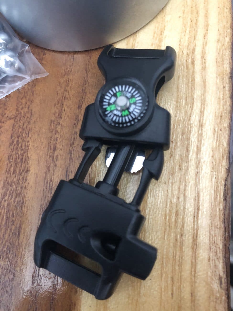 survival kit compass clip
