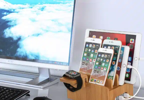 Pezin & Hulin Bamboo Charging Station, charging station, charging dock